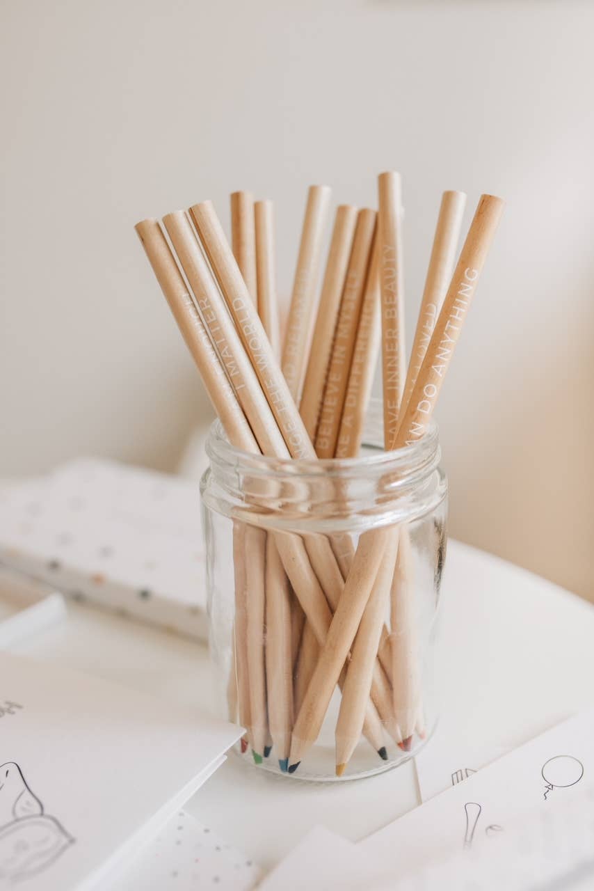 Mindful and Co Kids USA - Wholesale Colored Pencil - Affirmation Coloring Pencils6