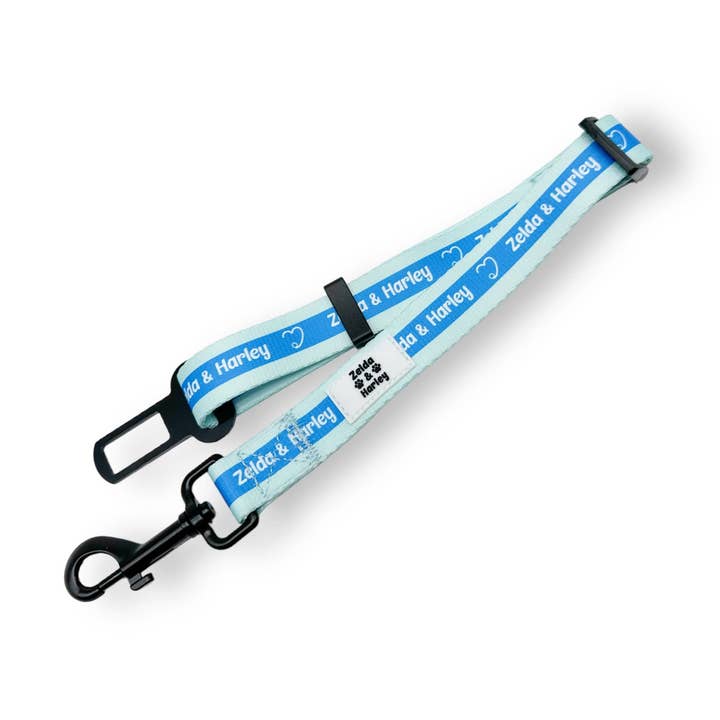 Blue Car Seatbelt for wholesale by Zelda & Harley