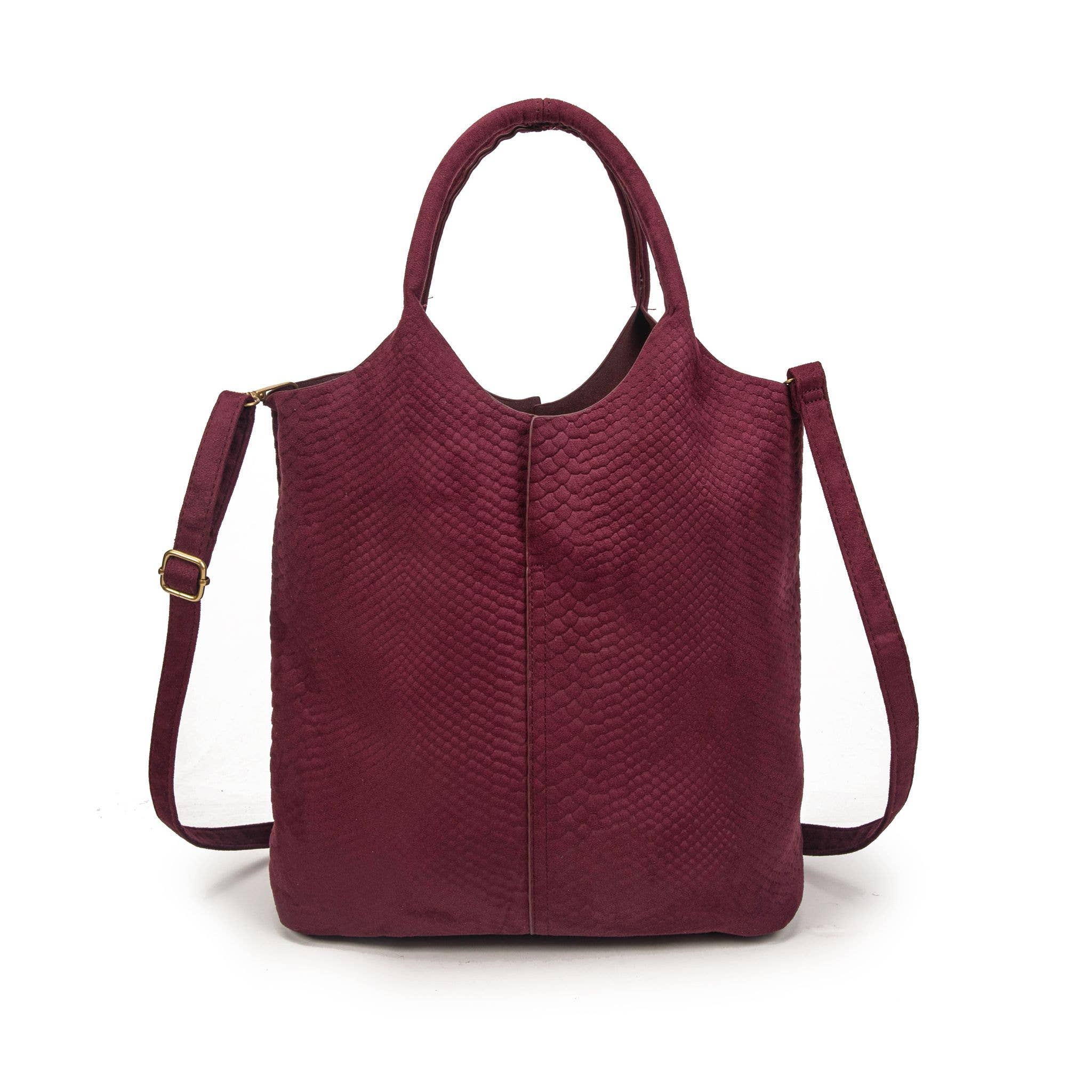 SWEET MAGIC SHOES & BAGS - Wholesale Top Handle Bag - Women's - FAUX LEATHER HANDLE HANDBAG2