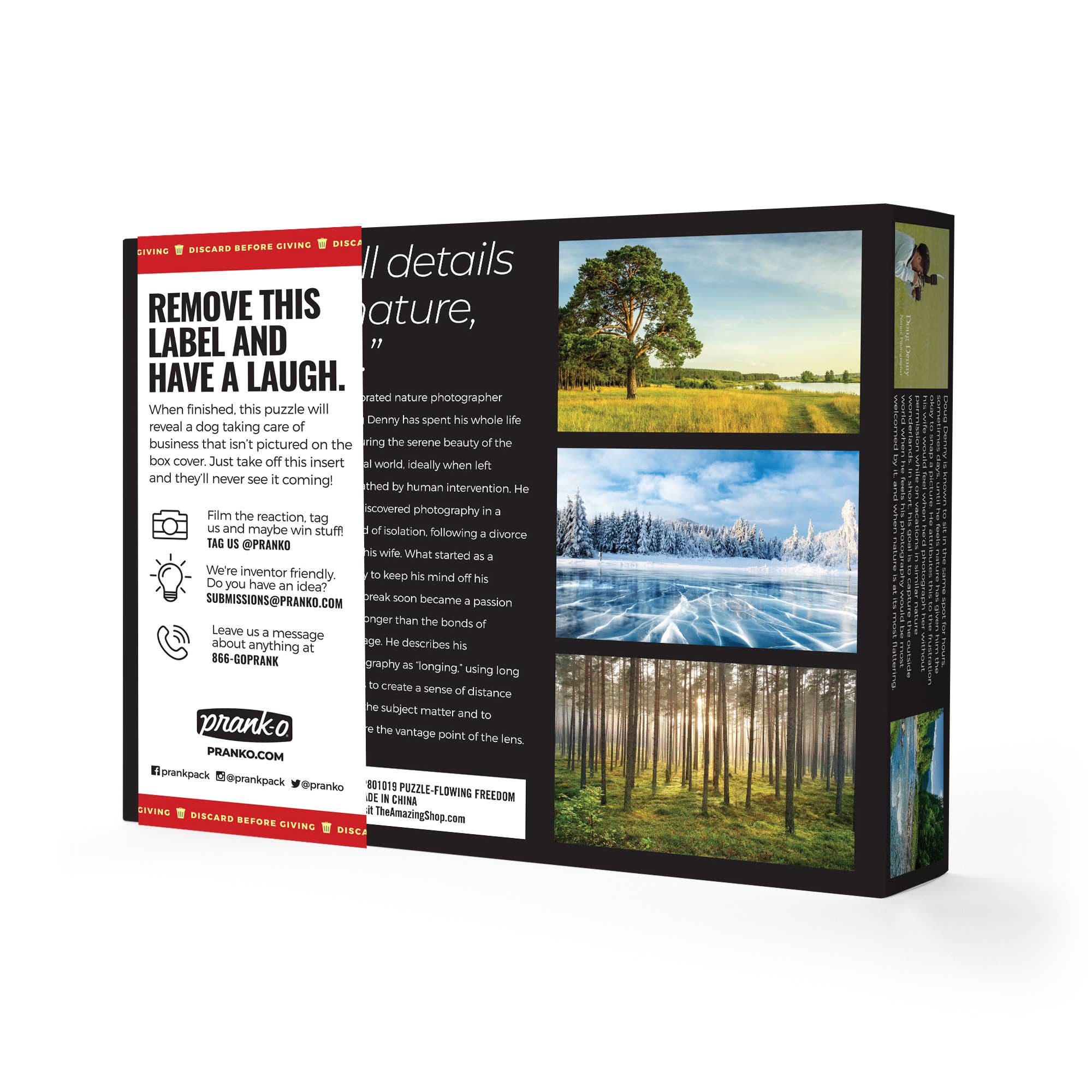 Prank-O - Vendita all'ingrosso Puzzle - Adulti - Puzzle 500 Pezzi Quando la Natura Chiama: Libertà Fluente1