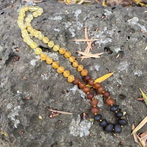Raw Rainbow AMBER NECKLACE for wholesale by Amber House