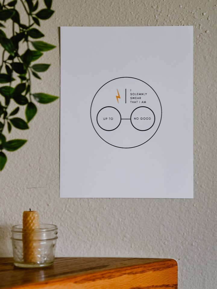 Zweer plechtig dat ik geen goede prent van plan ben voor wholesale door Alyse Yvonne Designs