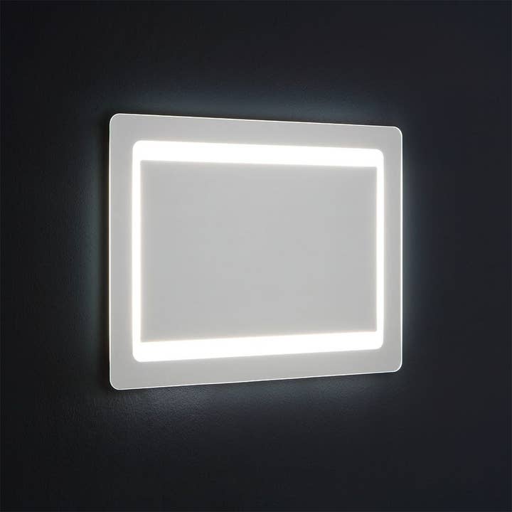Miroir rétroéclairé à LED cm. 60x80 réversible pour la vente par Kodicebagno Srl