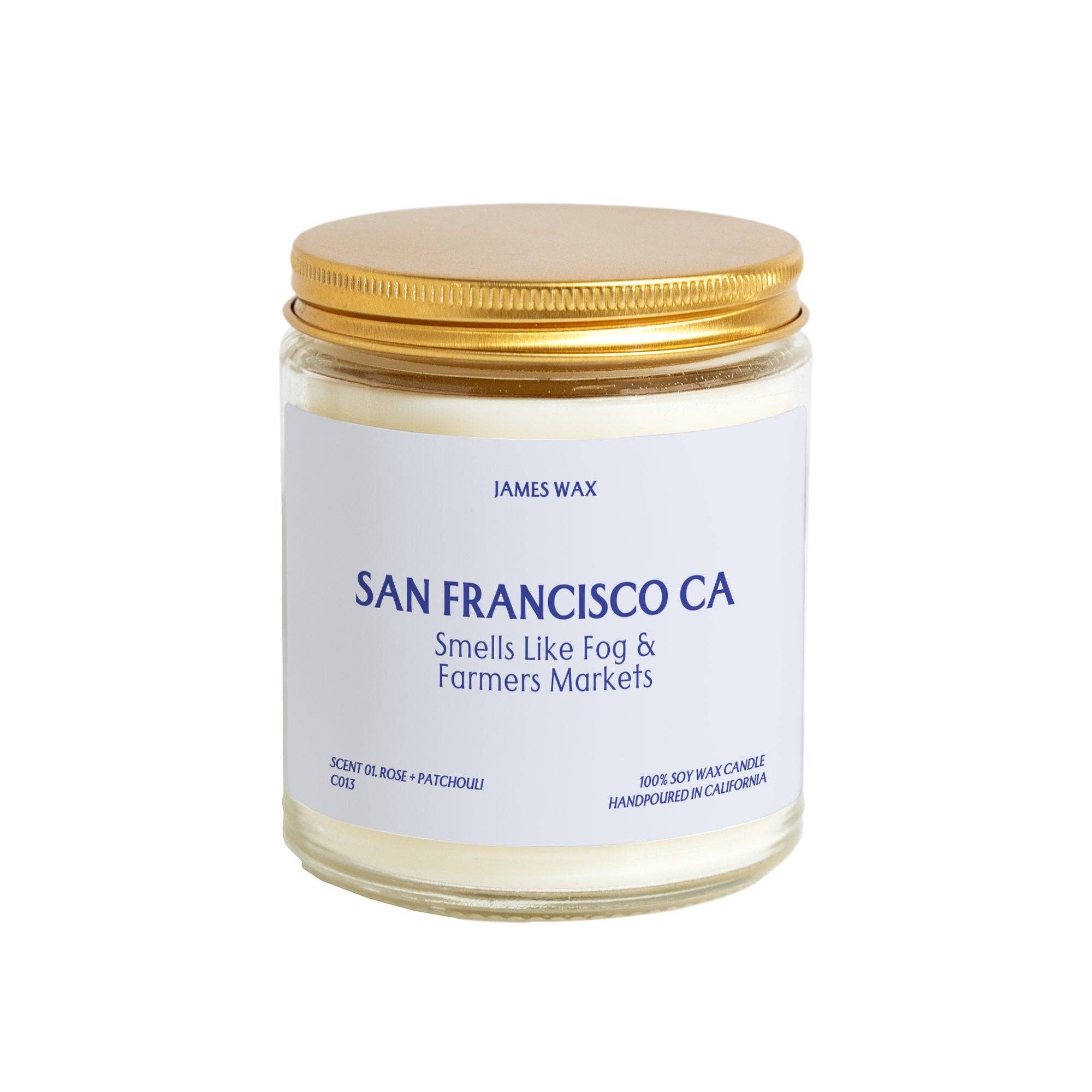 James Wax - Wholesale Jar/Filled Candle - San Francisco Candle Travel Gift  C0131
