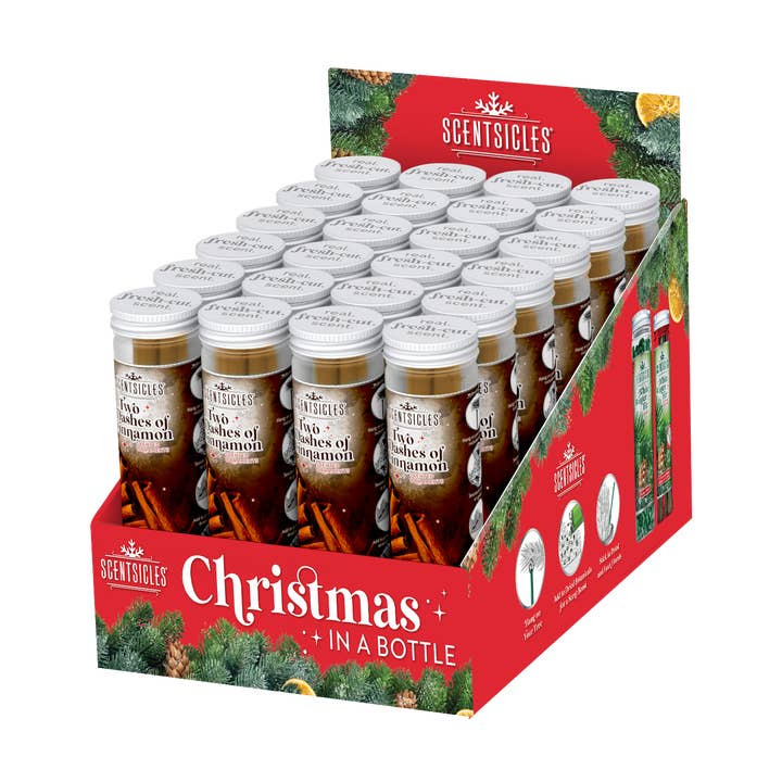 Scentsicles Two Dashes of Cinnamon 24 Ct PDQ Display for wholesale by Scentsicles