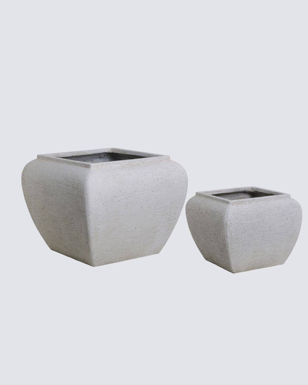 The Farmer's Daughter - Wholesale Plant Pot - Delfin GRC Cement Planter Set/2 – White1