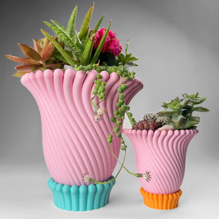 Object Lover - Wholesale Plant Pot - Anemone Planters - 3 and 4 Inch (6 Beautiful Colors!)