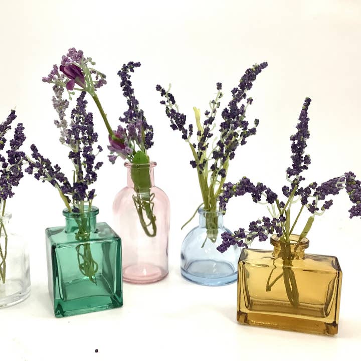 Assortment Perfume Bottles Flower Vases, Centerpieces for wholesale by All Little Cute Things