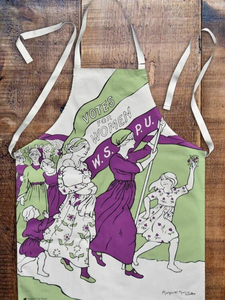 Women's March Apron for wholesale by Radical Tea Towel North America