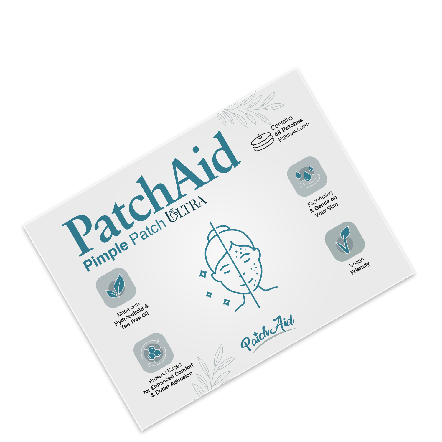 PatchAid - Wholesale Acne/Hydrocolloid Patch - Pimple Patch Ultra - Invisible with Tapered Edges3
