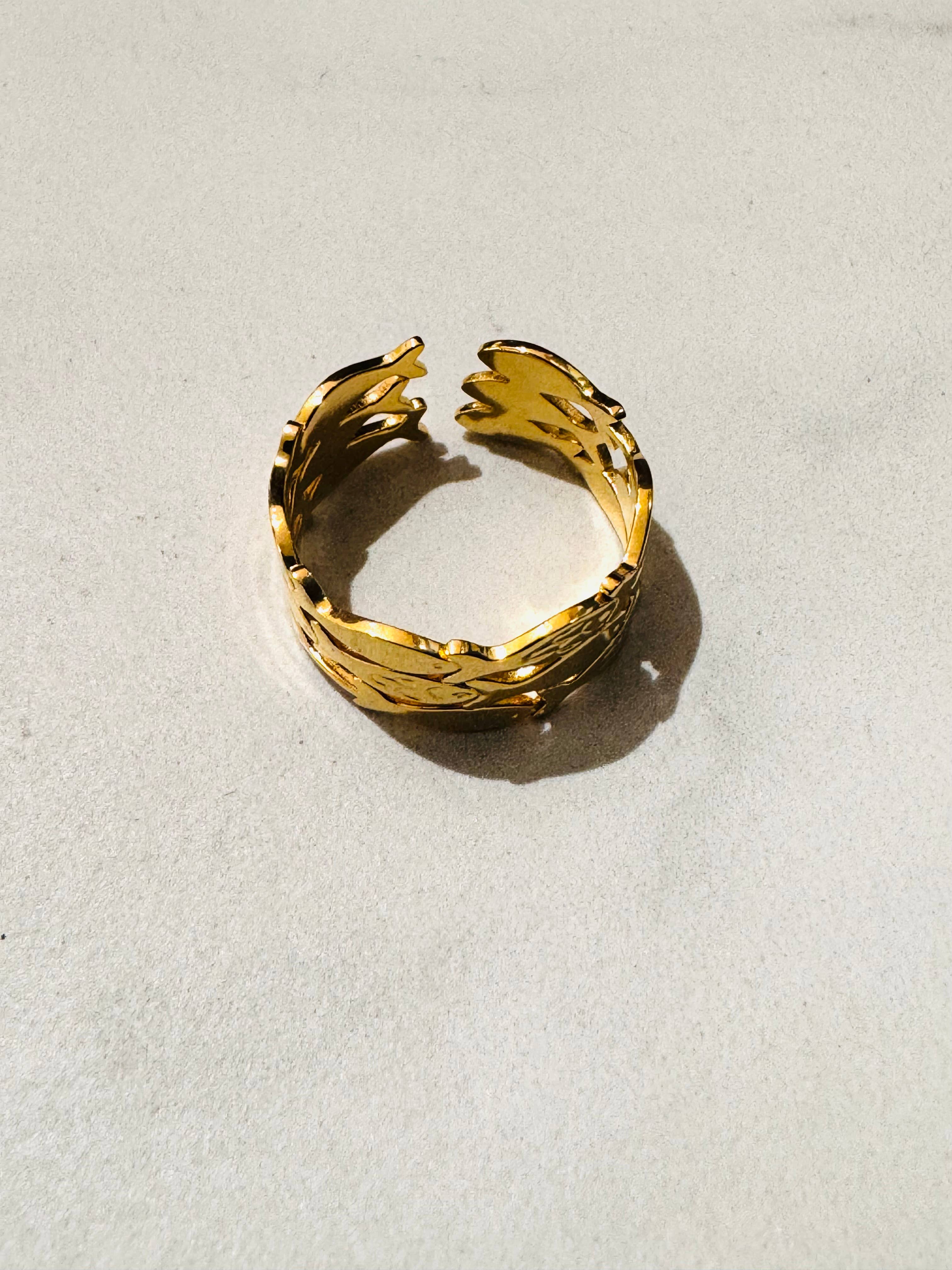 Cassette Barcelona - Wholesale Multi-Finger Ring - Fishes Adjustable Stainless Steel Ring 1