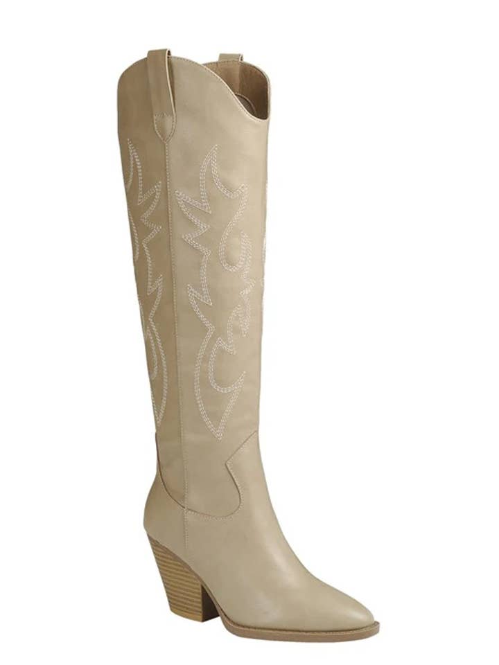 CCOCCI - Wholesale Cowboy Boots - Women's - RIVER-17 TALL COWBOY BOOT WITH WESTERN EMBROIDERY2