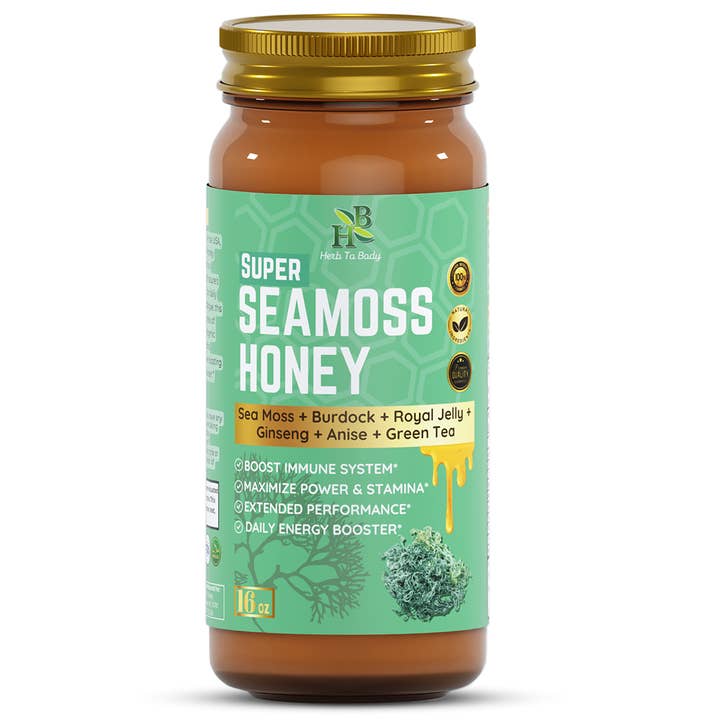 Super Sea Moss Honey 16oz for wholesale by Herb To Body