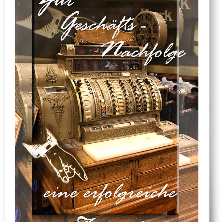 Successione aziendale/Biglietto d'auguri/449001 per la vendita all'ingrosso da parte di Yabué