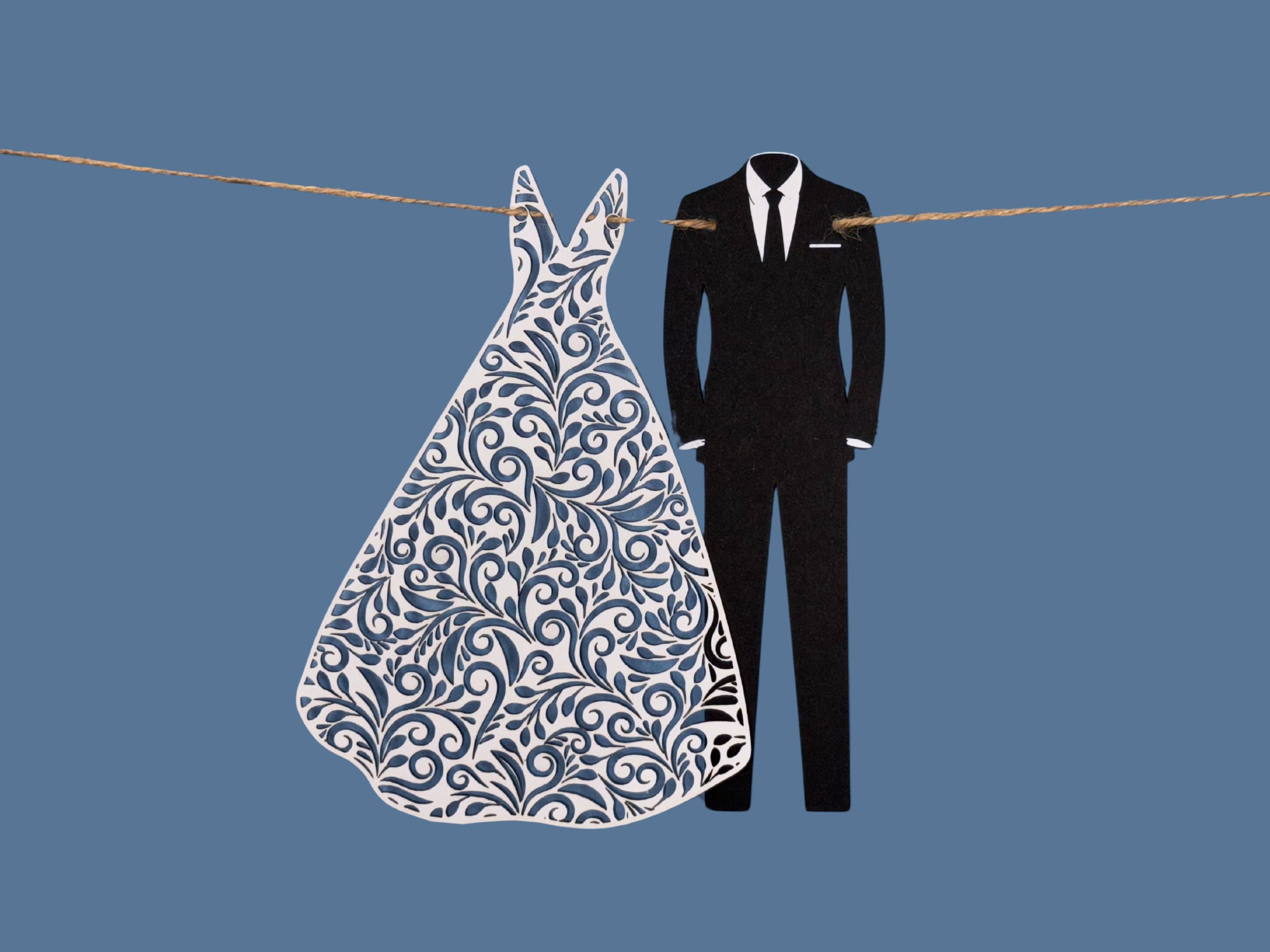 The Creative Garland Company - Wholesale Bunting/Garland - The Wedding Garland - Bride and Groom5