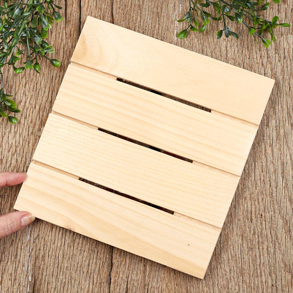 Factory Direct Craft – wholesale Sign – 8-1/2" x 8" -  Unfinished Wood Pallet Sign 2