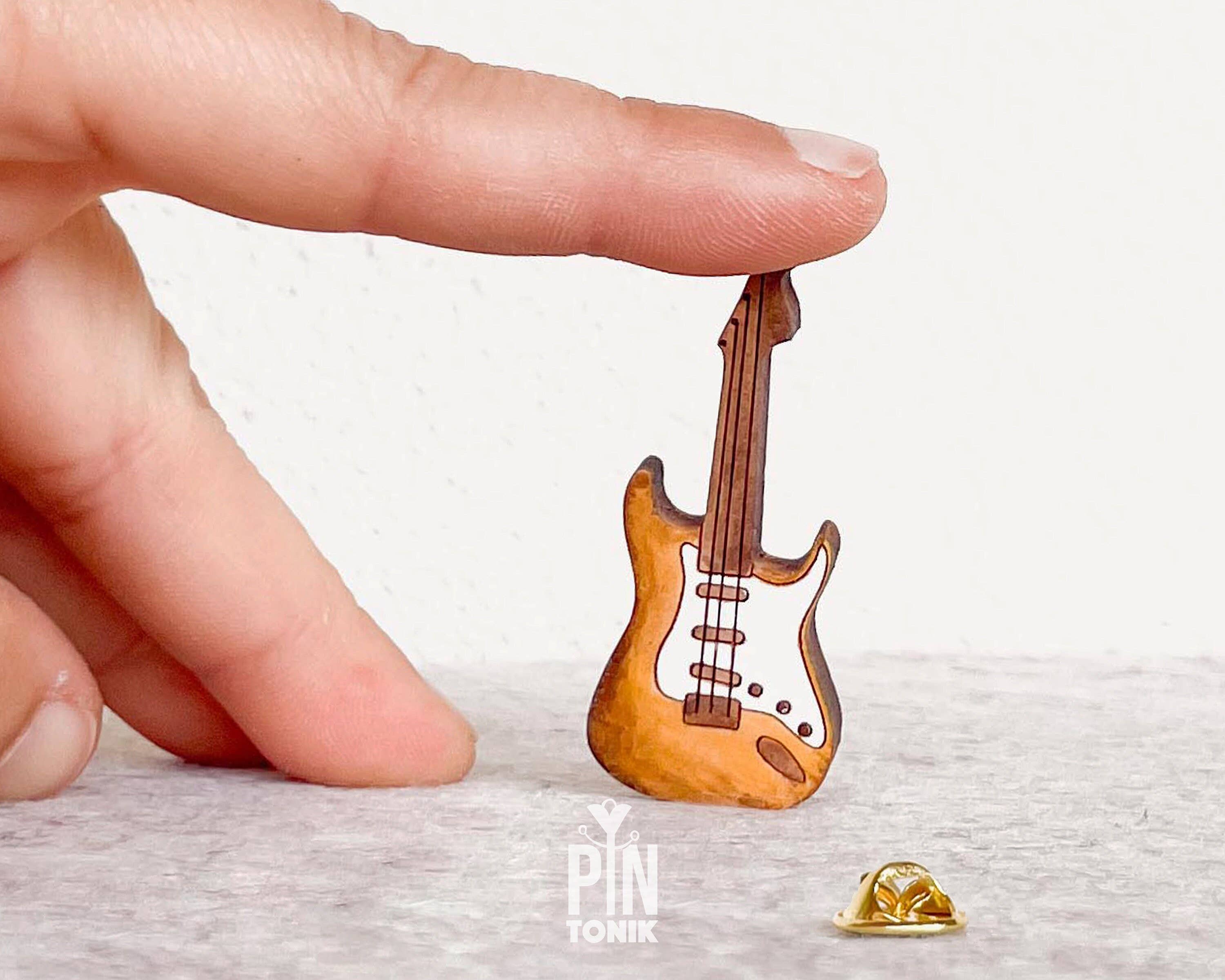 PinTonik - Wholesale Lapel Pin/Button - Electric Guitar Lapel Pin - Punk Music Teacher Gifts3