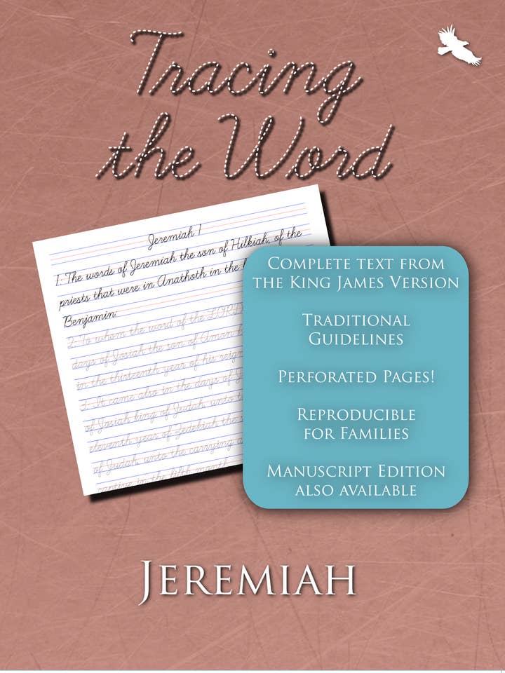 Tracing the Word: Jeremaiah (Cursive) for wholesale by The 4031 Family