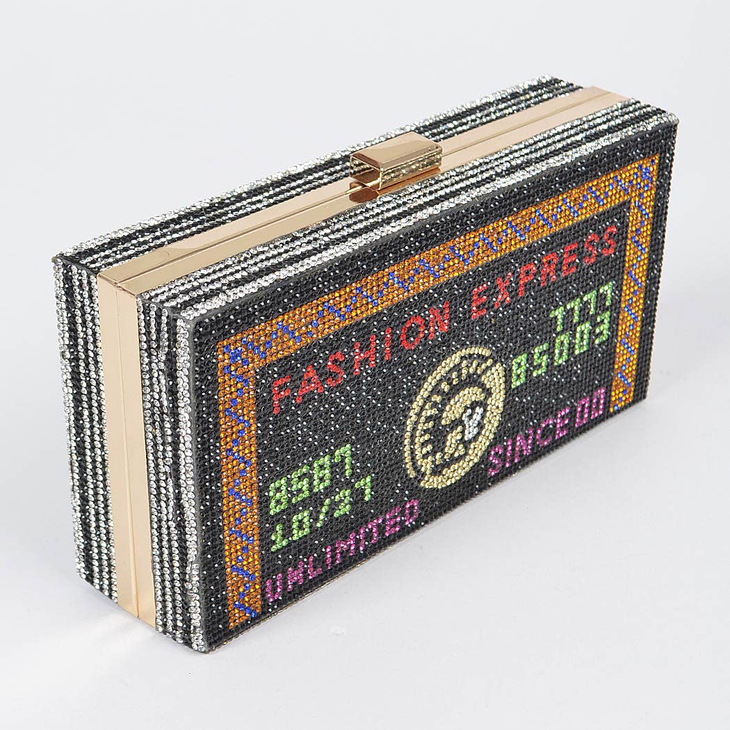 3AM BY H&D ACCESSORIES – Bolsa - Mulher por atacado – Clutch para cartão de crédito com strass4