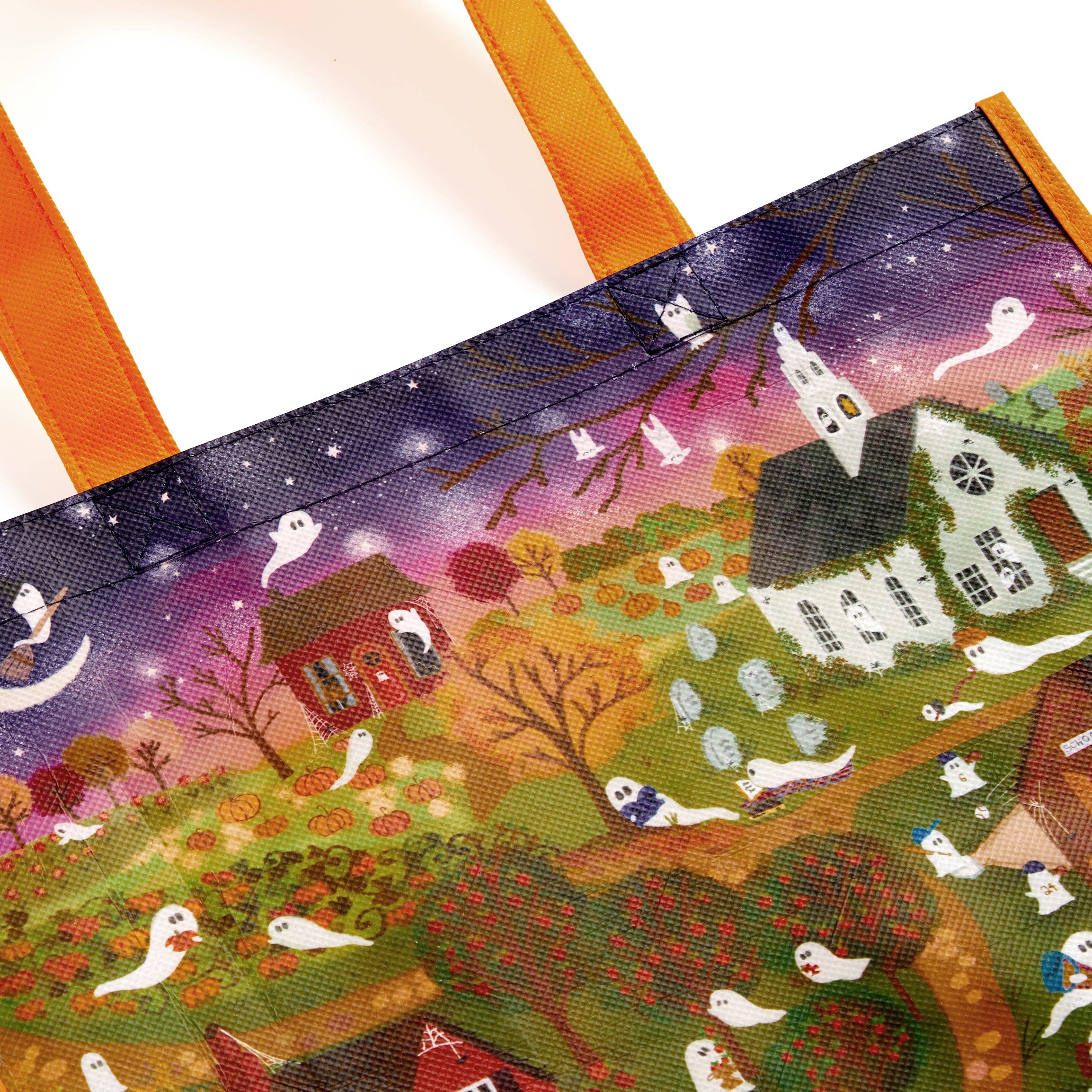 Abrams & Chronicle Books – wholesale Grocery/shopping bag – Joy Laforme Spooky Village Reusable Shopping Bag (Bag)1