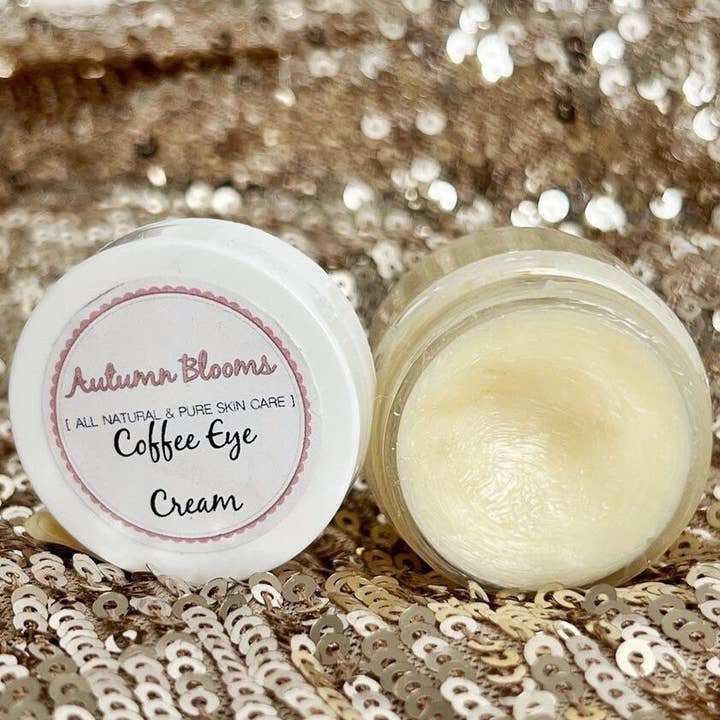 Naturlig ögonkräm med kaffe för wholesale av Autumn Blooms by Kami, LLC