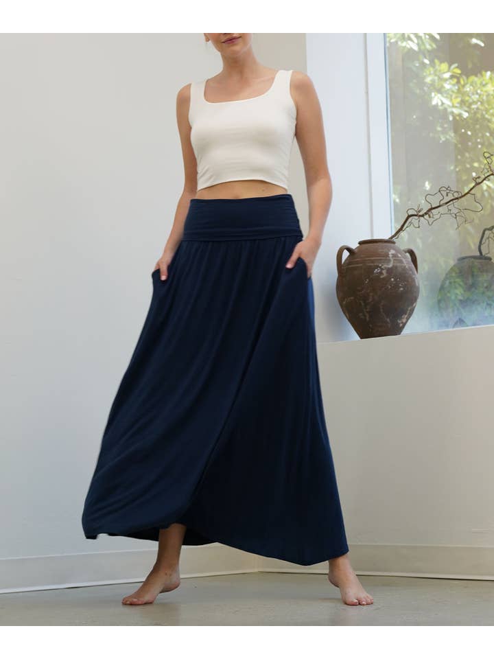 Studio Ko Clothing - Wholesale Skirt - Women's - BAMBOO YOGA MAXI SKIRT
