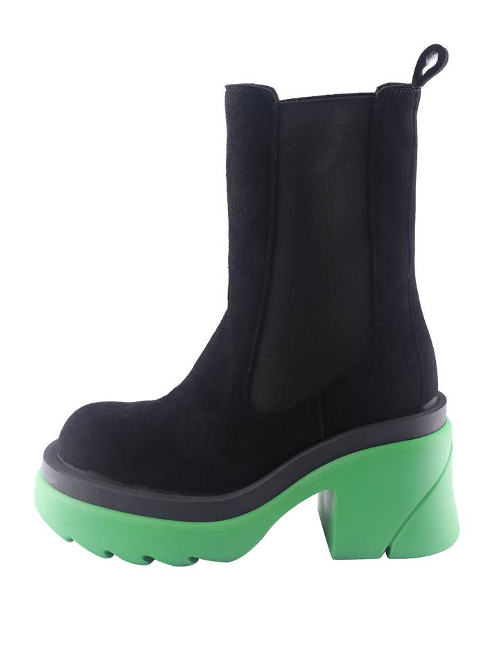 BLACK Green D.MoRo Wanpra Women Chelsea Boots for wholesale on Faire