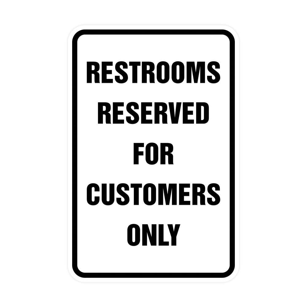 All Quality - Wholesale Bord/bordje - Borden van Lita Portret Ronde toiletten uitsluitend gereserveerd voor klanten Sign15