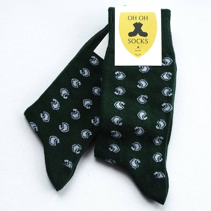 Prestige Green por atacado de oh oh socks