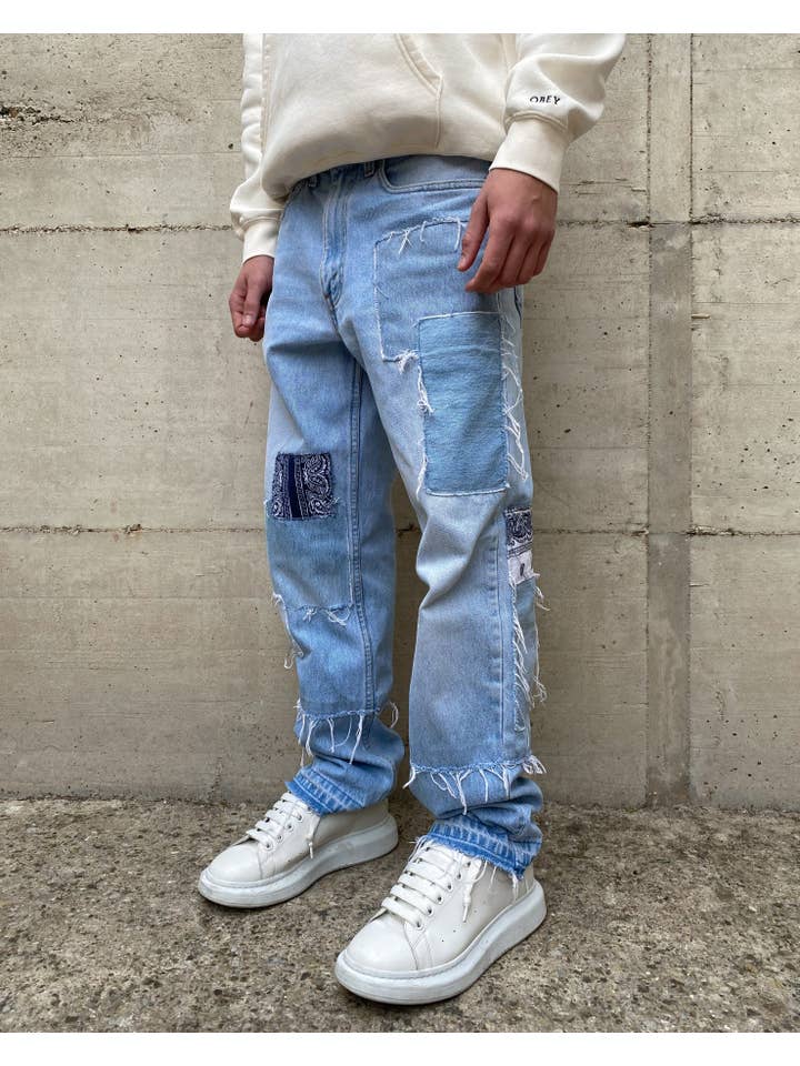 N.P. – wholesale Jeans - Dam – LAPPADE JEANS BANDANA V2