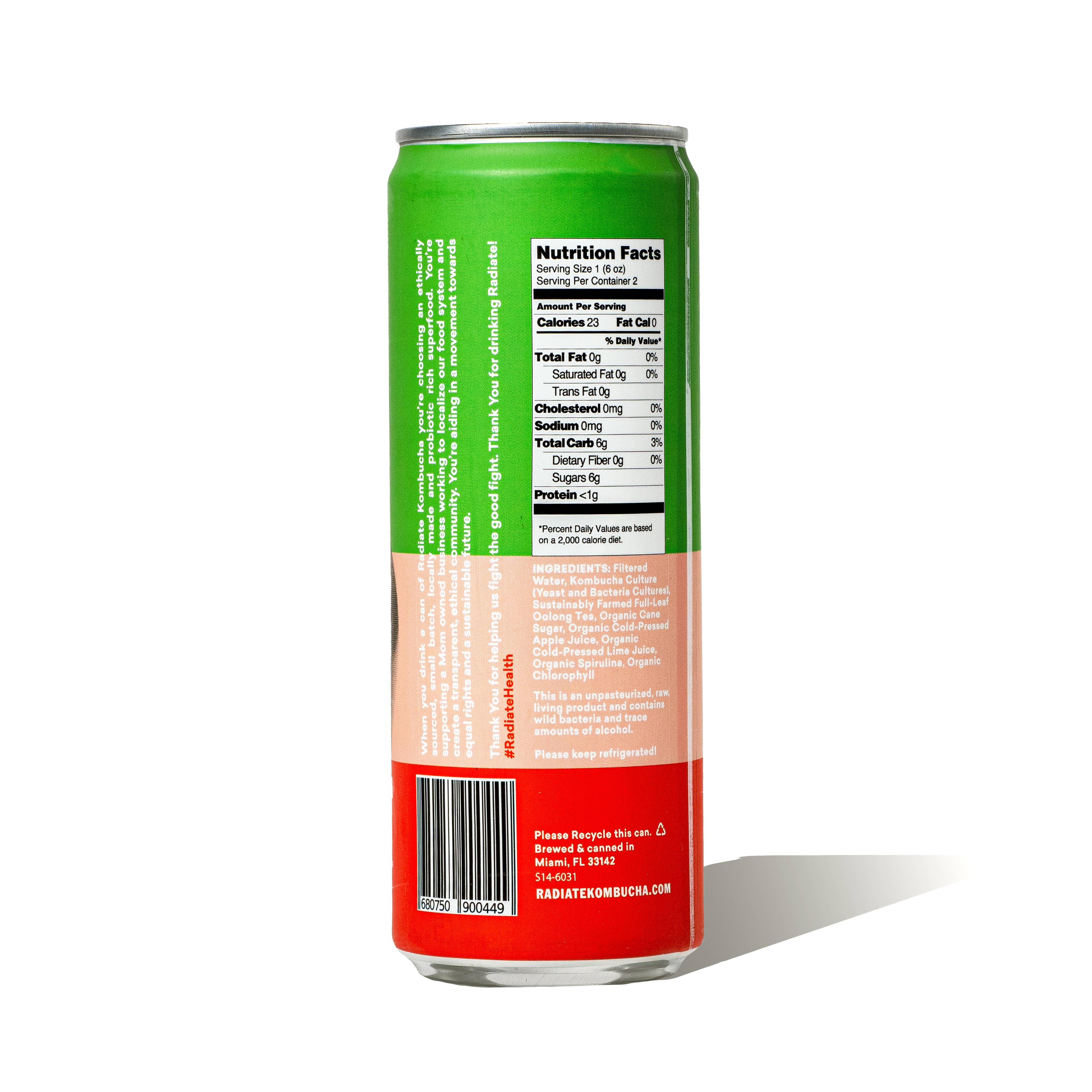 RADIATE MIAMI - Wholesale Kombucha - Green Apple Kombucha4