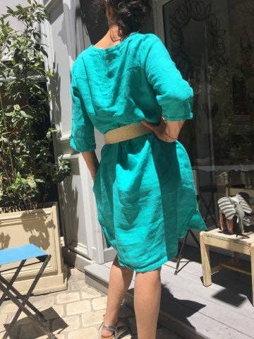 All colors Linen dress REF: 6584 for wholesale on Faire3