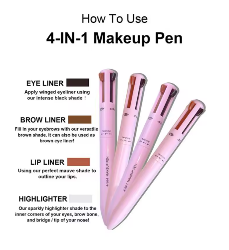 Yes Love Cosmetics - Wholesale Eyeliner/Pencil - MAKE UP PEN 2 IN 1 EYEBROWS, LINER, EYELINER, SHADOW2