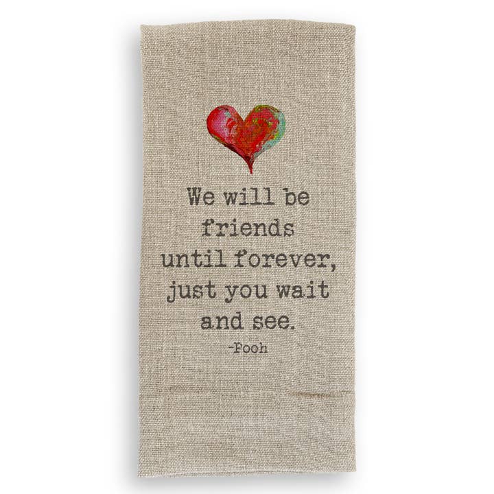 French Graffiti - Wholesale Tea Towel - We Will Be Friends1