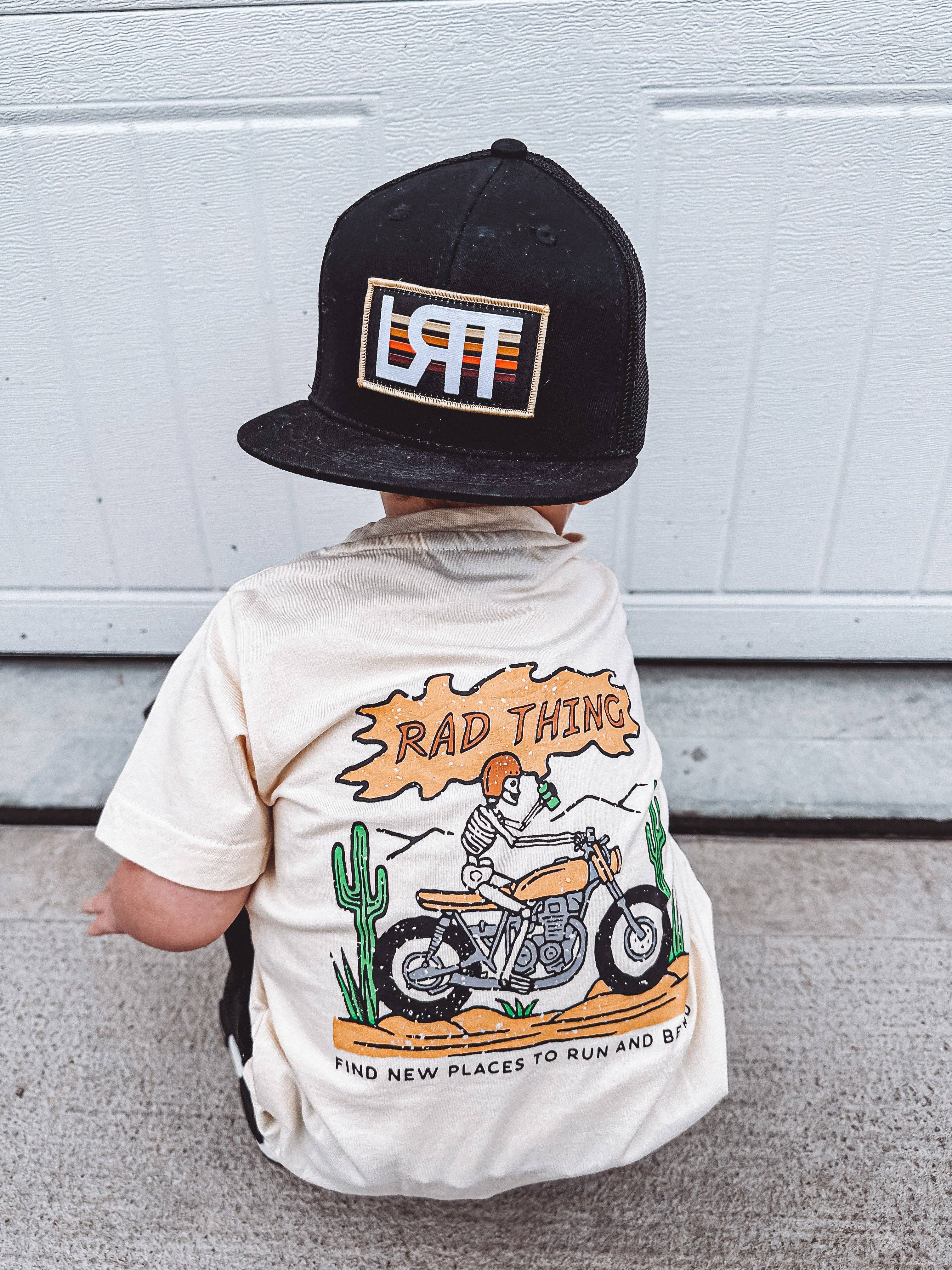 Little Rad Things - Vente T-shirt sérigraphié – enfant - Vêtements garçons Where The Rad Things Are jaune - Fabriqué aux USA9