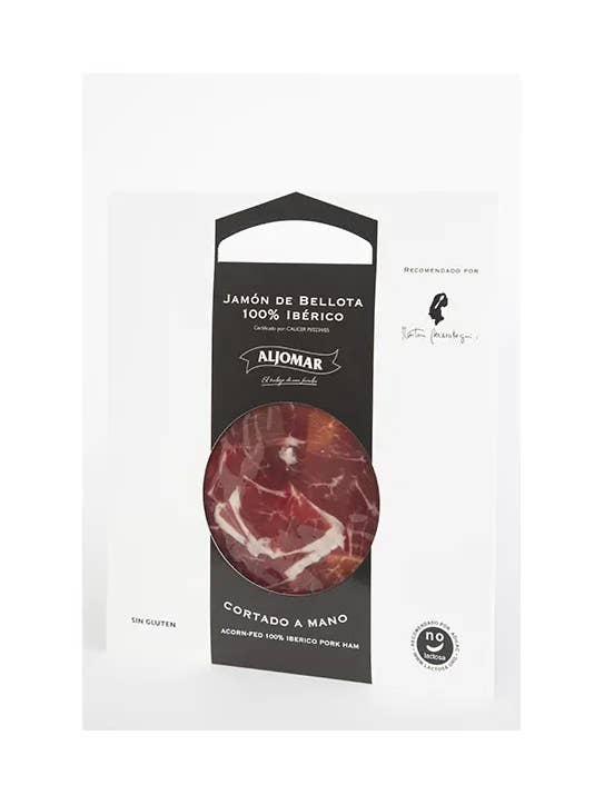 100% iberisk ekollonskinkplatta - knivskuren 50 Gr. för wholesale av Jamones Aljomar