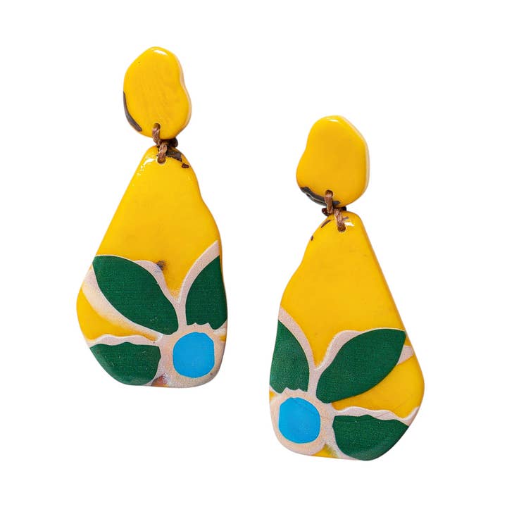 Mara Earrings for wholesale by Organic Tagua Jewelry