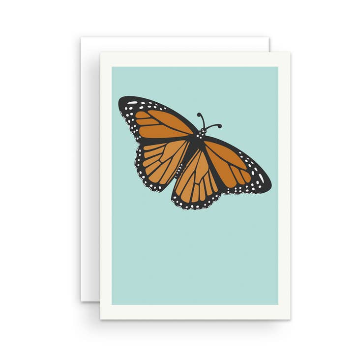 Monarch Butterfly Greeting Card for wholesale by The Handcrafted Story