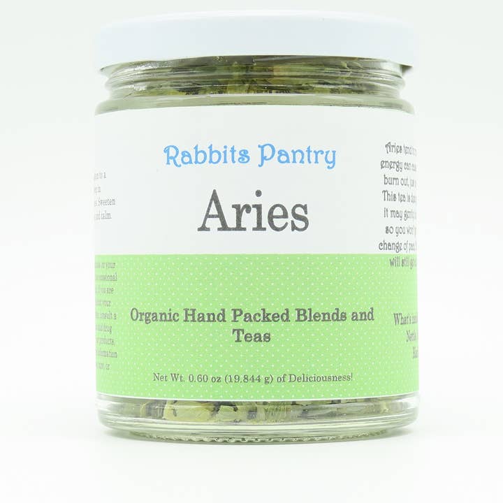 Aries Tea for wholesale by Rabbits Pantry LLC