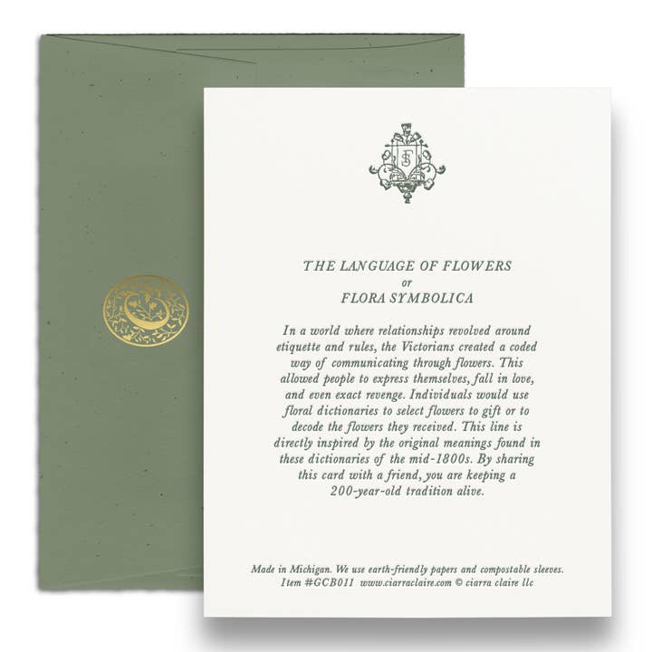 Ciarra Claire - Wholesale Friendship Card - Acacia | Language of Flowers Greeting Card5