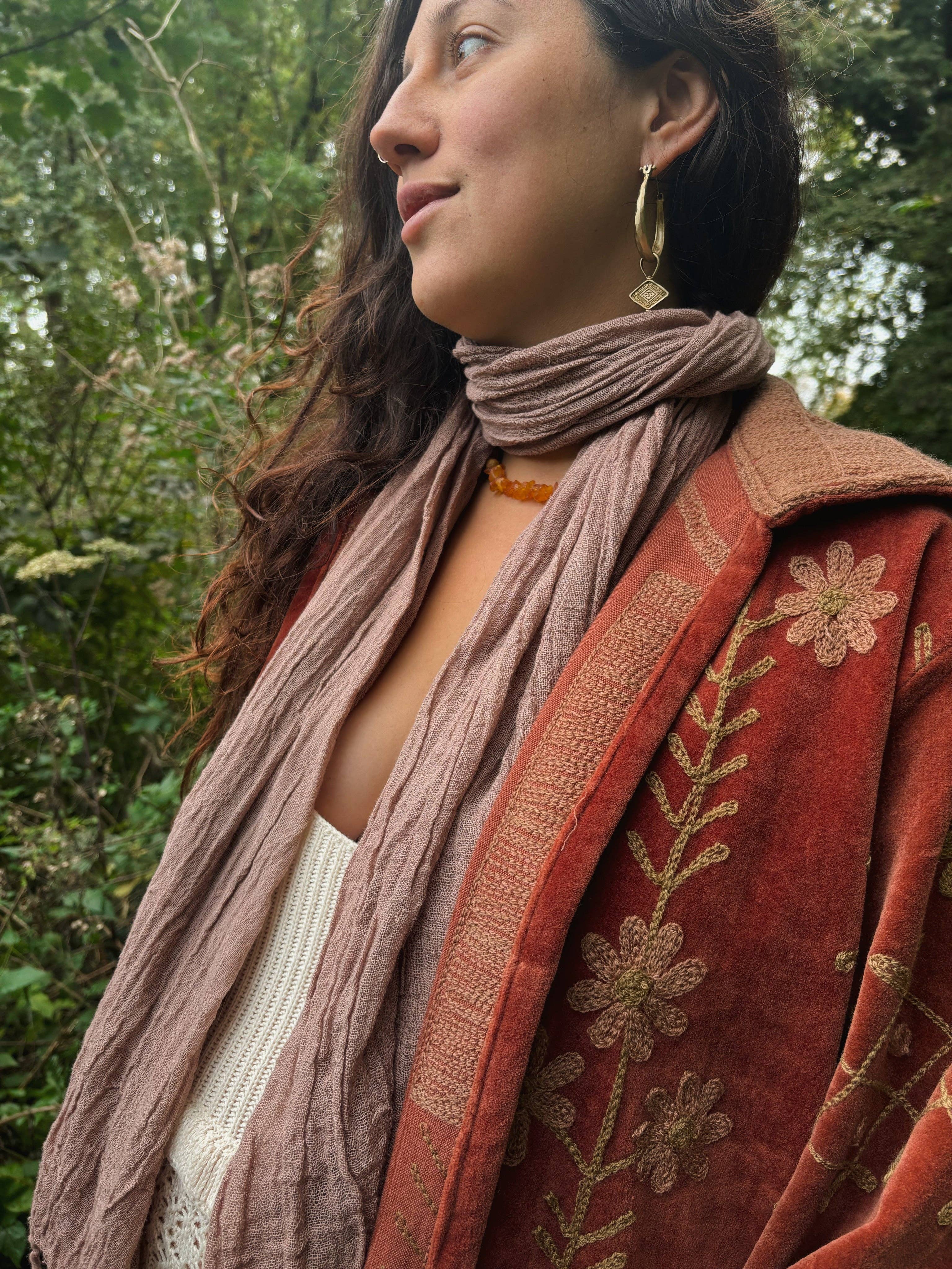 kharibu – wholesale Halsduk - Dam – Naturliga bomullssjalar2