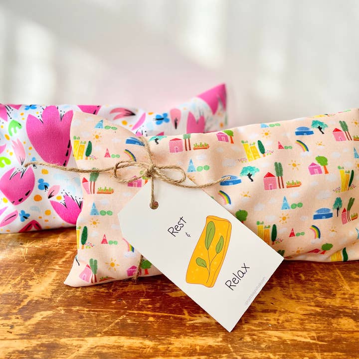 Scented Serenity "Grow & Bloom" Eye Pillows Set (Lavender) for wholesale by UpRoot Design Studio