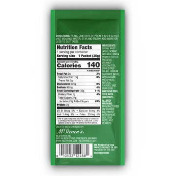 McSteven's - Wholesale Hot Cocoa Mix/Kit - Delicieux Creme De Menthe Mint Cocoa (1.25oz Packets)