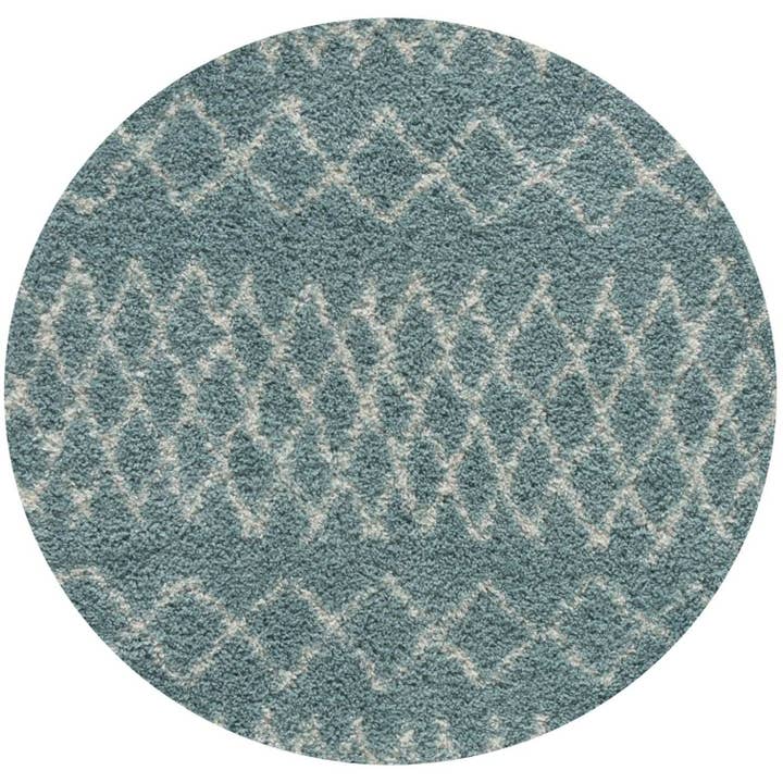 THE RUGS – wholesale Area rug – Moroccan Duck Egg Blue Shaggy Rug | 95019