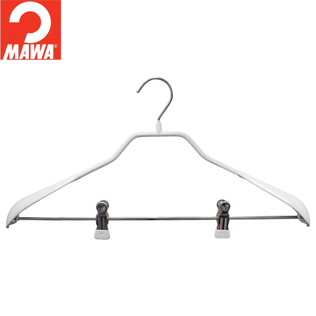 Reston Lloyd - Wholesale Clothes Hangers - MAWA, BodyForm Suit Hanger with Clips (6 Colors)2