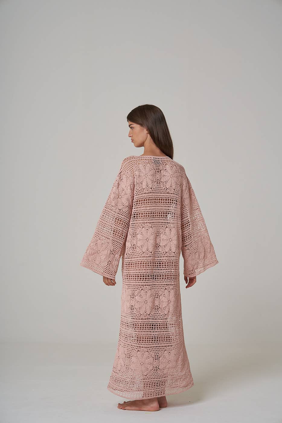Rosa MUNA macrame caftan for wholesale on Faire1