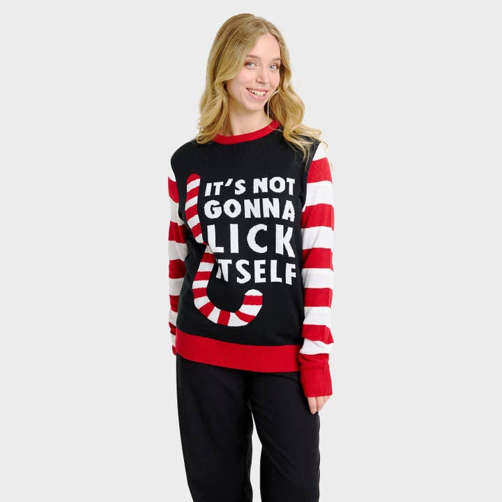 Candy Cane Christmas Sweater – Women for wholesale by Happy Seasons