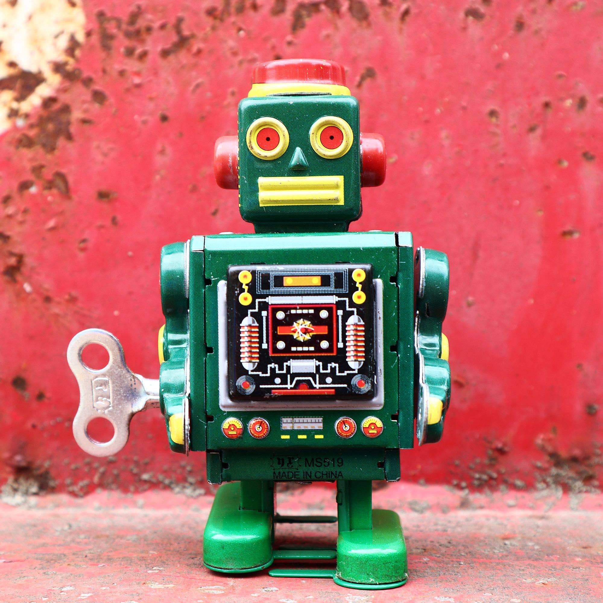 Tribal Trade GmbH - Wholesale Decorative Figurine - Robot green robot green tin robot7
