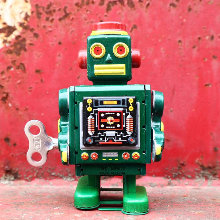 Tribal Trade GmbH - Wholesale Decorative Figurine - Robot green robot green tin robot7