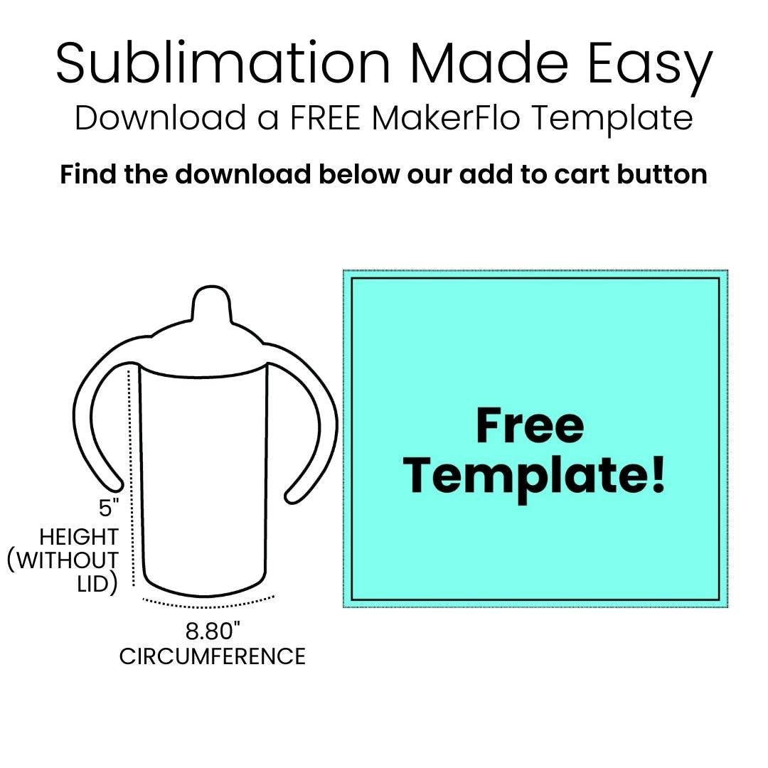 MakerFlo - Wholesale Drinking Glass/Cup - Kids & Baby - 12oz Straight Sub Sippy Cup Duo8